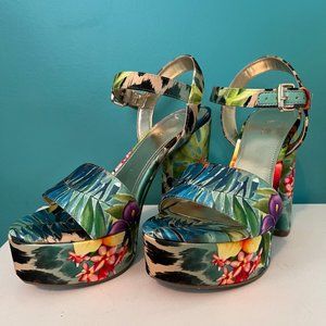Jungle Print Heels